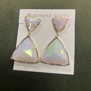 NWT Kendra Scott Maury Iridescent Statement Earrings